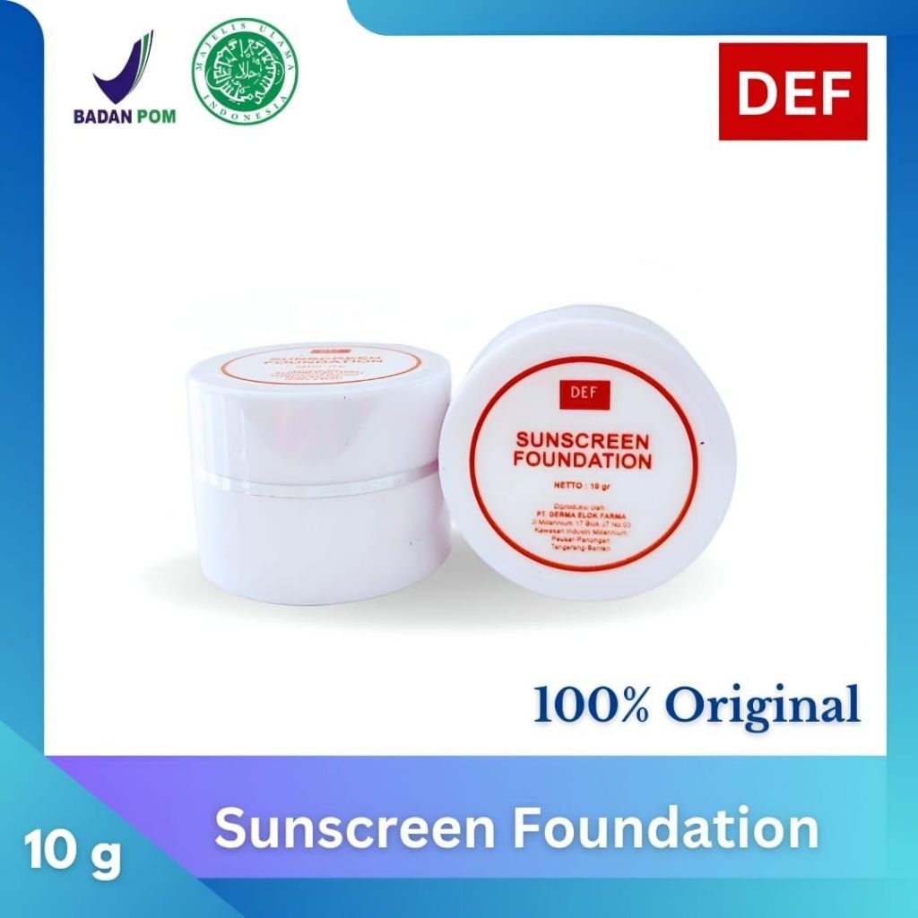 DEF sunscreen foundation
