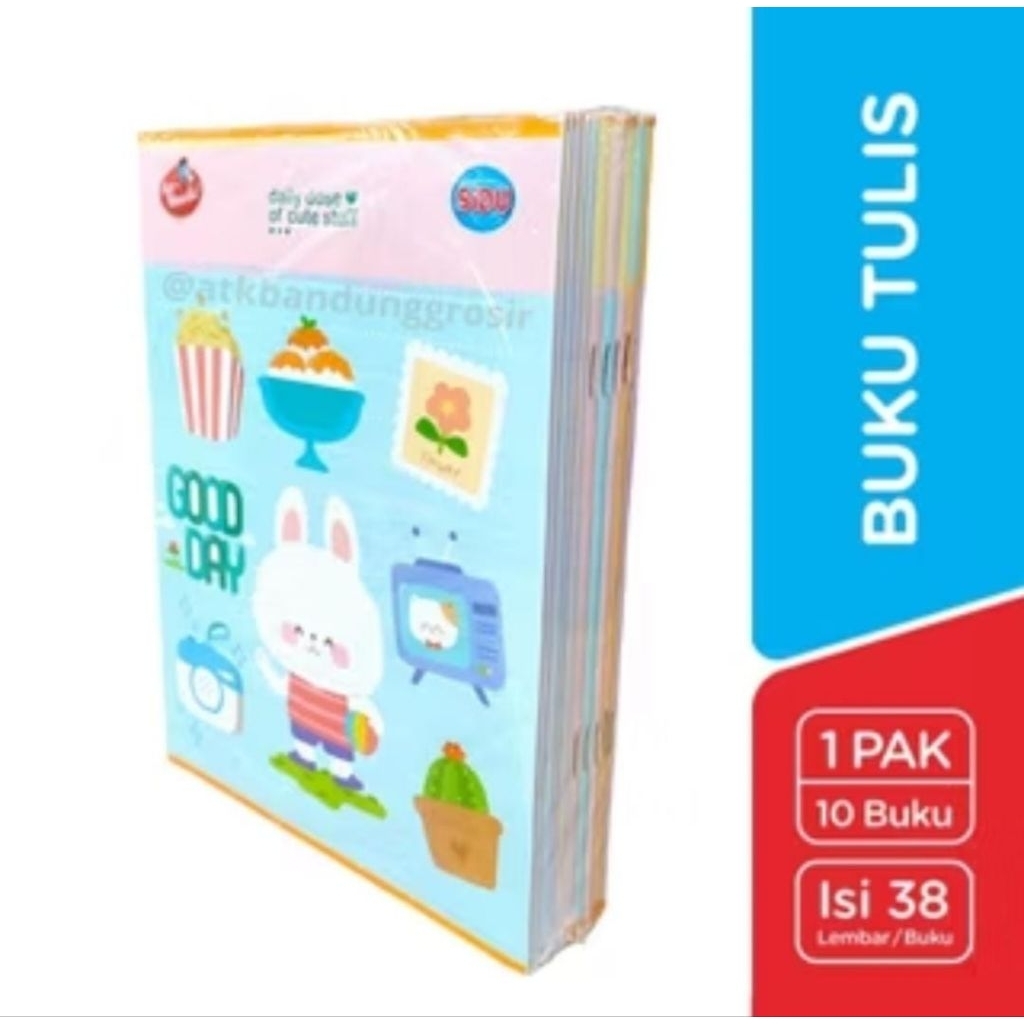 

BUKU TULIS SIDU 10PCS / ISI 38 LEMBAR