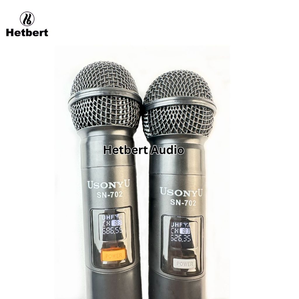 Mic Wireless UHF Sony SN-702 | Mik Werles Premium Mikropon Jarak Jauh Tanpa Kabel