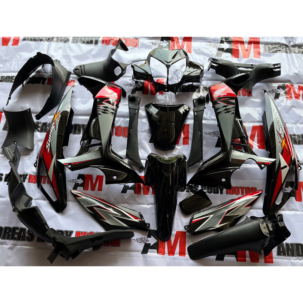 full body supra x 125 new tahun 2007 2008 2009 2010 sampai 2012