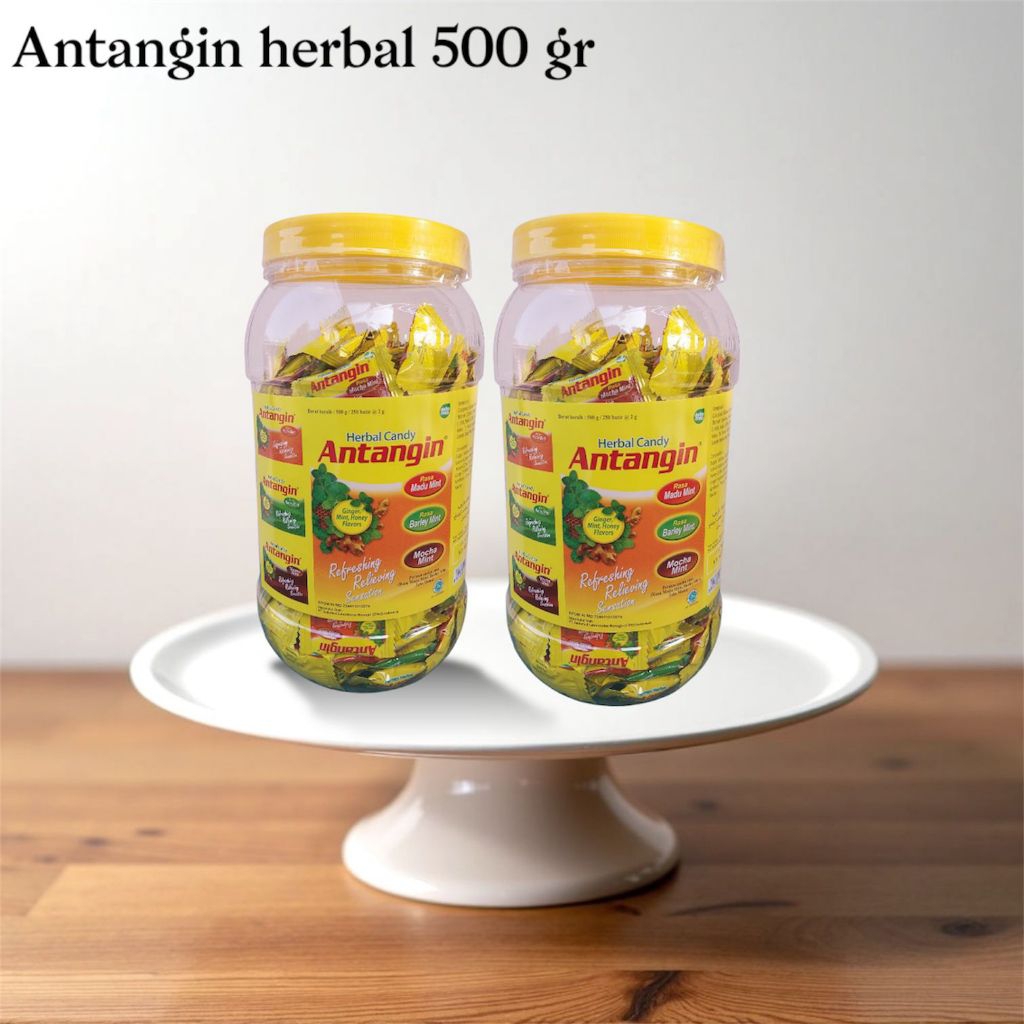 

Antangin Permen Herbal Toples 250 butir Rasa Madu Barley Mint Mocha Mint