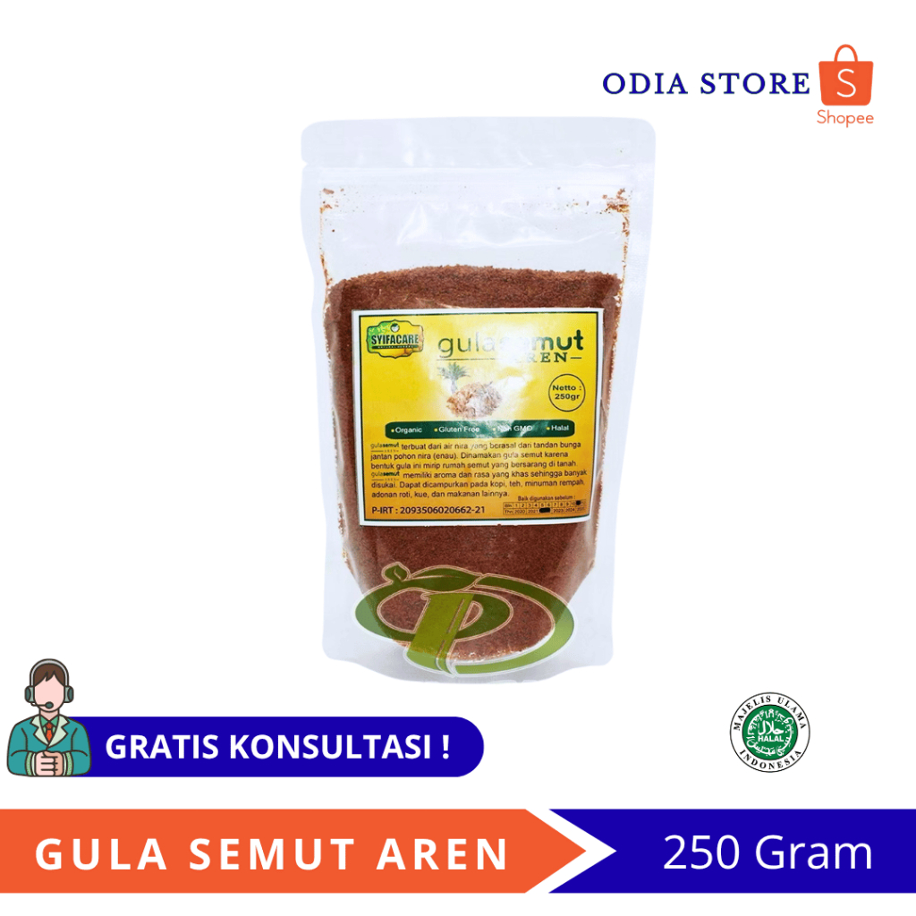 

Gula Semut Aren 250gr - Gula Aren Murni untuk Kesehatan, Minuman, dan Kue