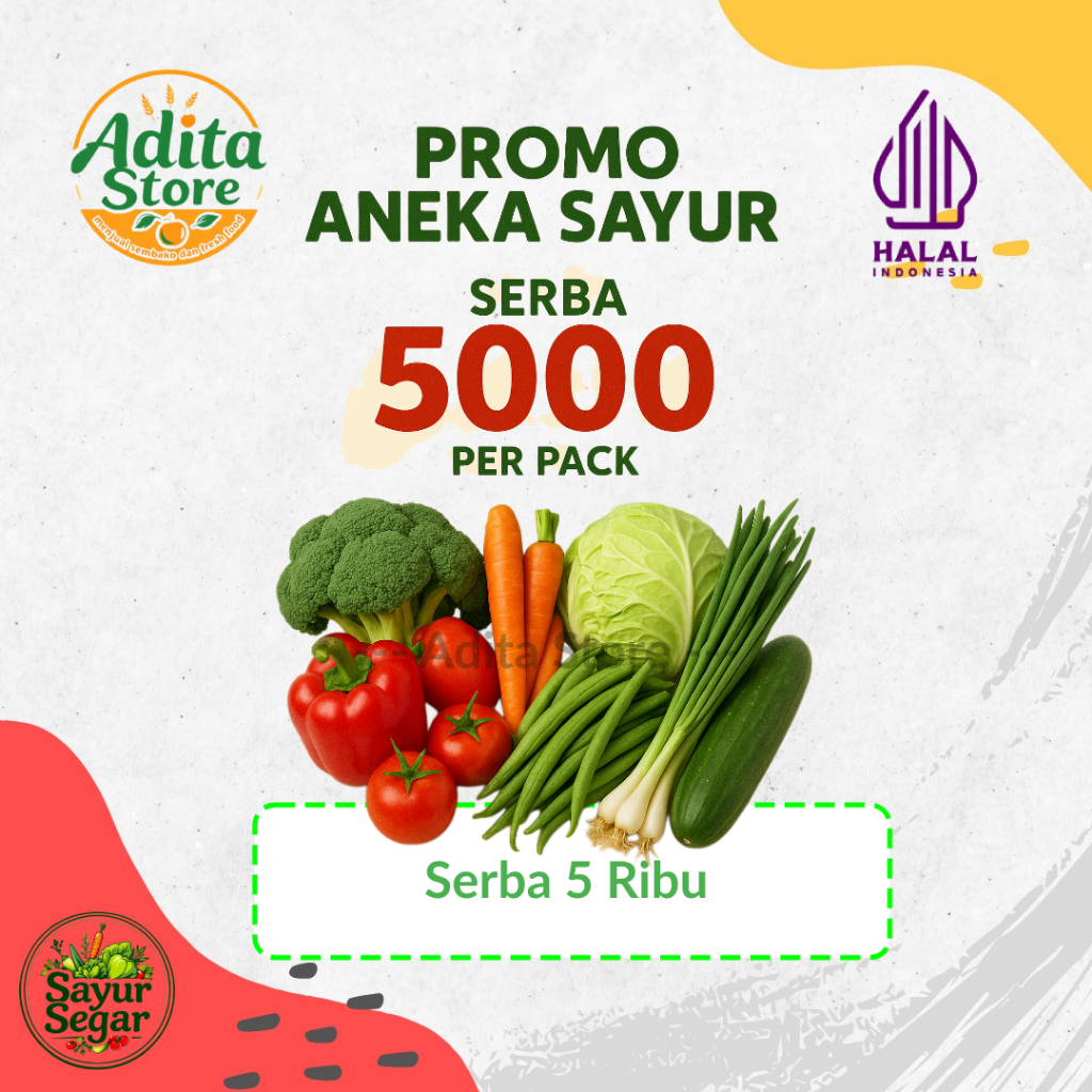 

Promo Sayur Fresh Serba 5Ribu
