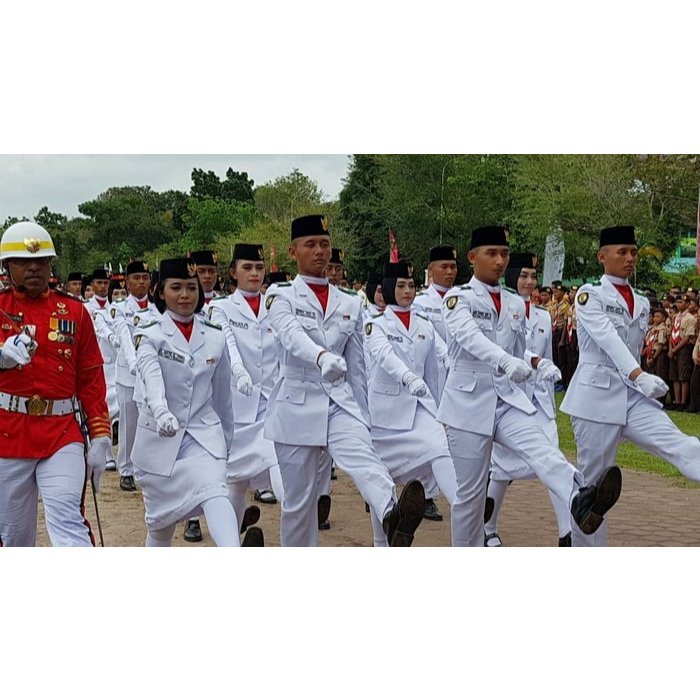 Setelan Paskibra (Baju+Celana/Rok) (Furing) - Pakaian Paskibra - Baju Paskibraka - Baju Paskibra