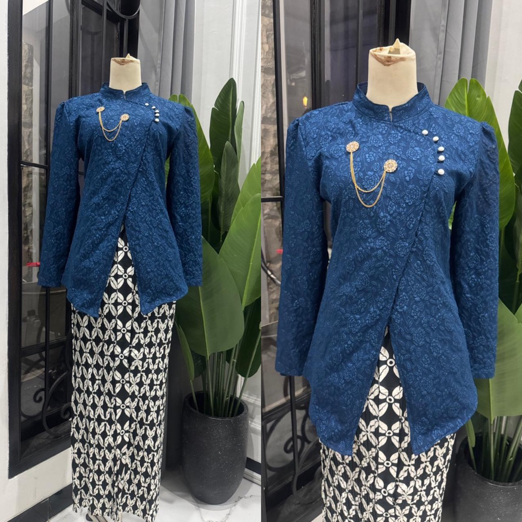 HOT PRODUCT NEW PRODUCT SR Kebaya / Setelan Kebaya Janggan Kretek Rok Wiron Prisket / Kebaya