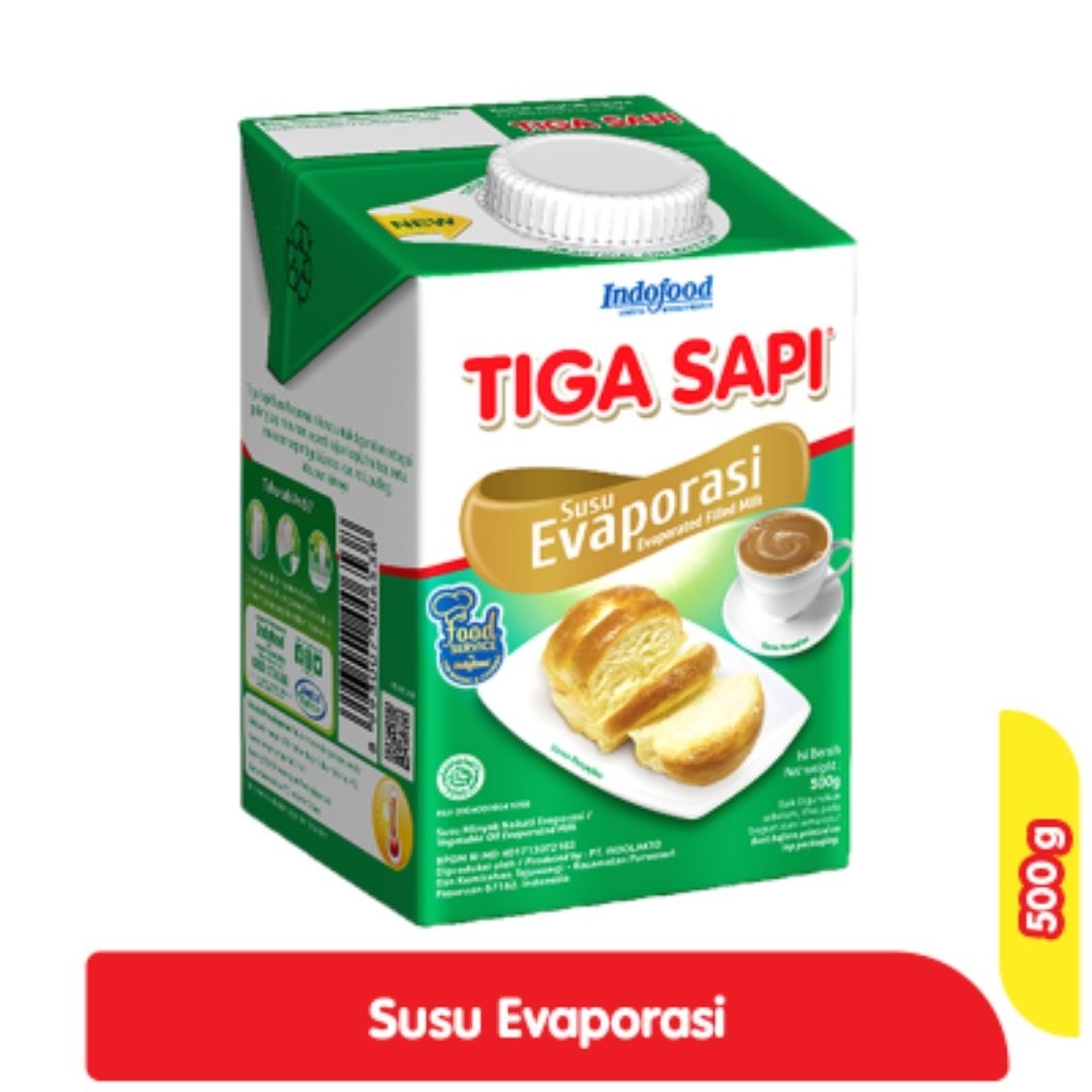 

susu Tiga sapi evaporasi 500gr