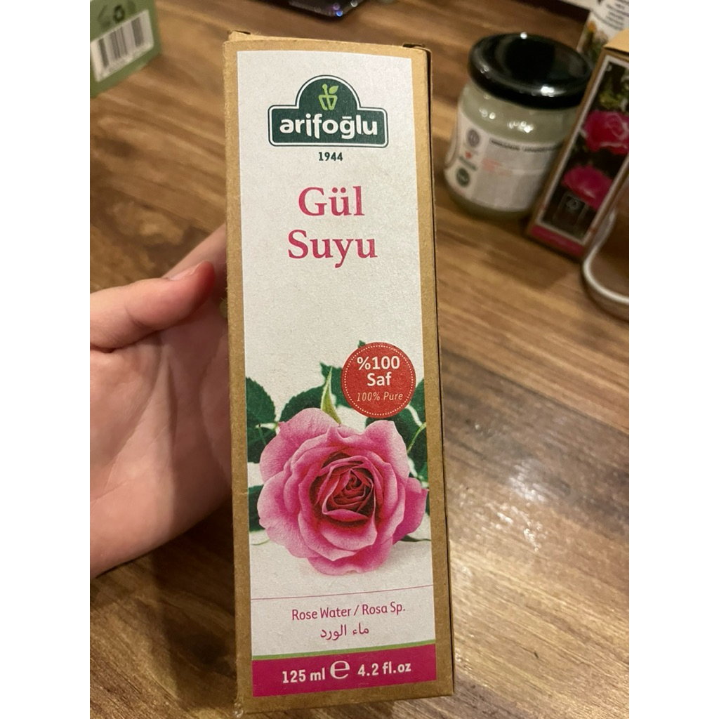 100% ORIGINAL TURKI Arifoğlu Gül Suyu & Gül Yağı Rose water & Rose oil