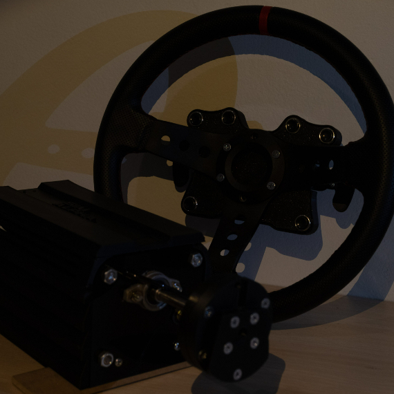 DIY FFB STEERING WHEEL + 2 PEDAL