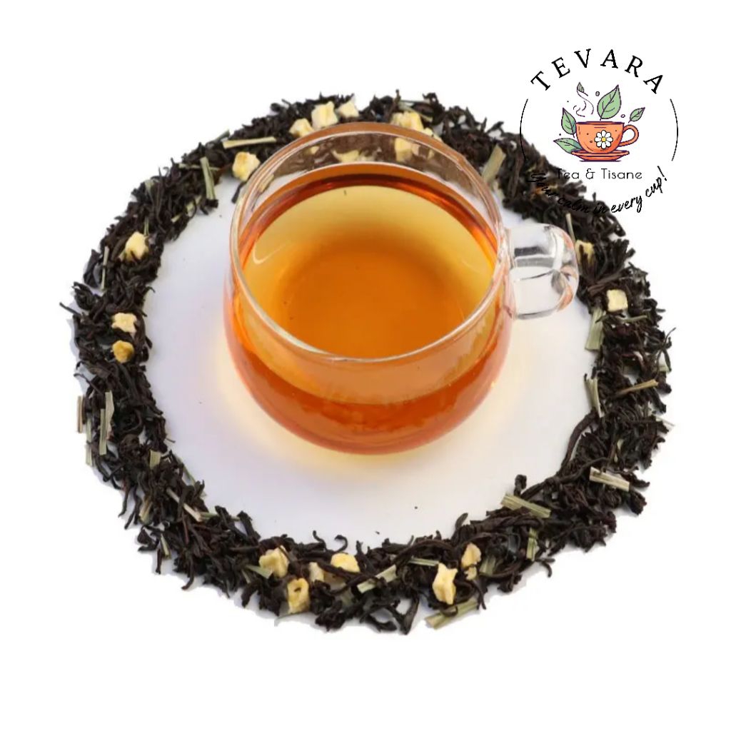 

SUNRISE ZEST | Tea Blend Black Tea Apple Lemongrass 15g | Teh Hitam dengan Apel dan Sereh