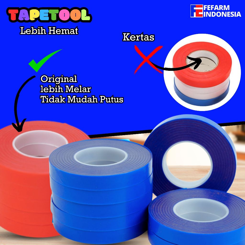 

Pita Isi Ulang Tapetol Tapetool Refill Tape FEFARM
