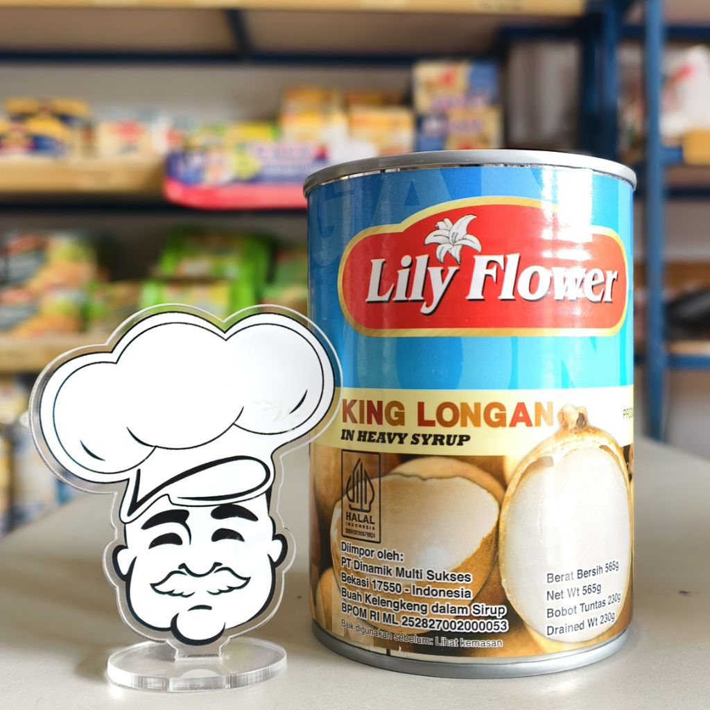 

Lily Flower Longan / Lily Flower Buah Kaleng Kelengkeng 565Gr