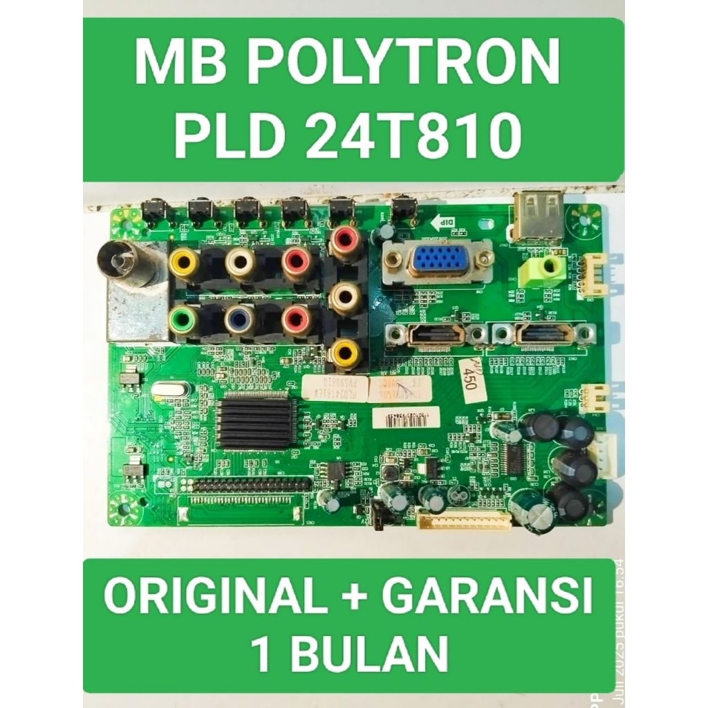 Mb Polytron PLD24T810 Mainboard Polytron PLD24T810 Mesin Polytron PLD24T810 Module Polytron PLD24T81