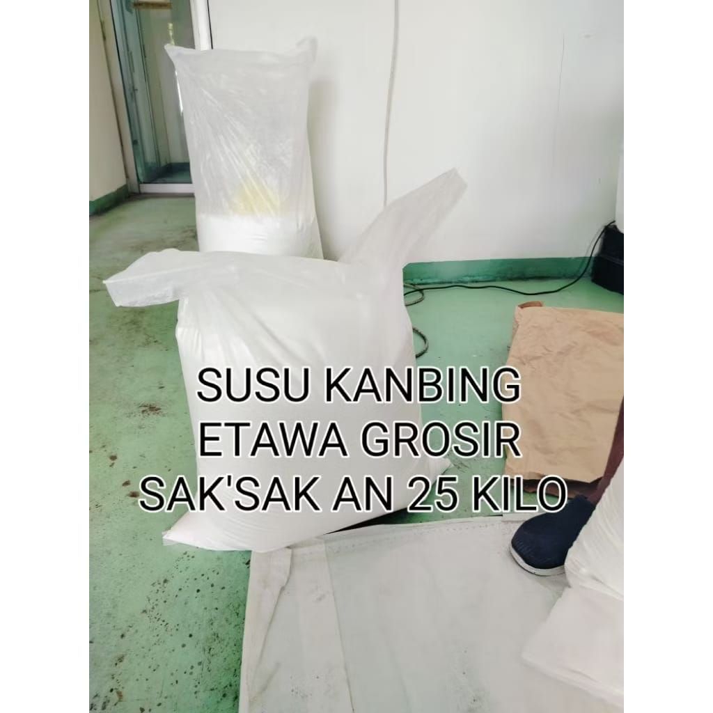 

Susu Kambing Grosir 25 kg Sak'sak an