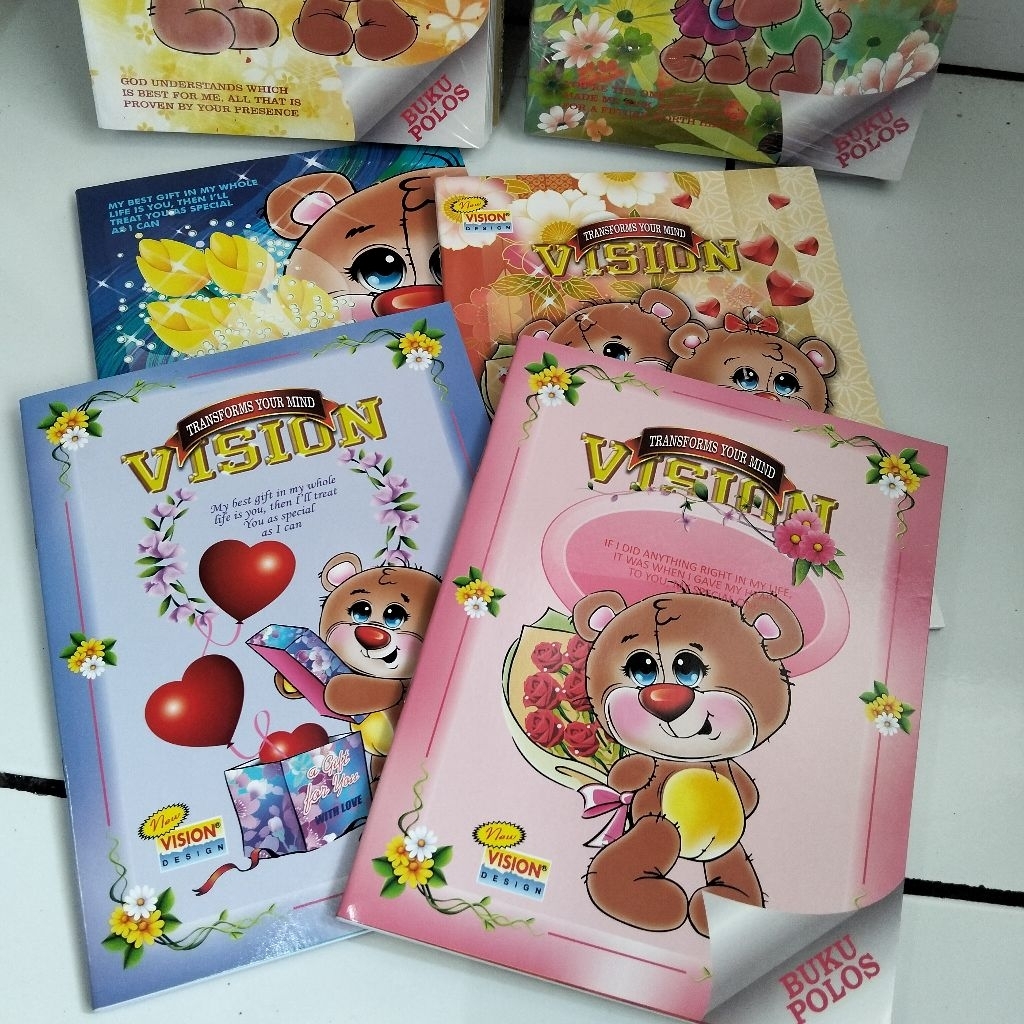 (ecer ) Buku polos / Buku Polos Vision / Buku Gambar A5
