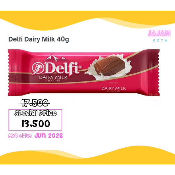 

Delfi Dairy Milk 40 gram
