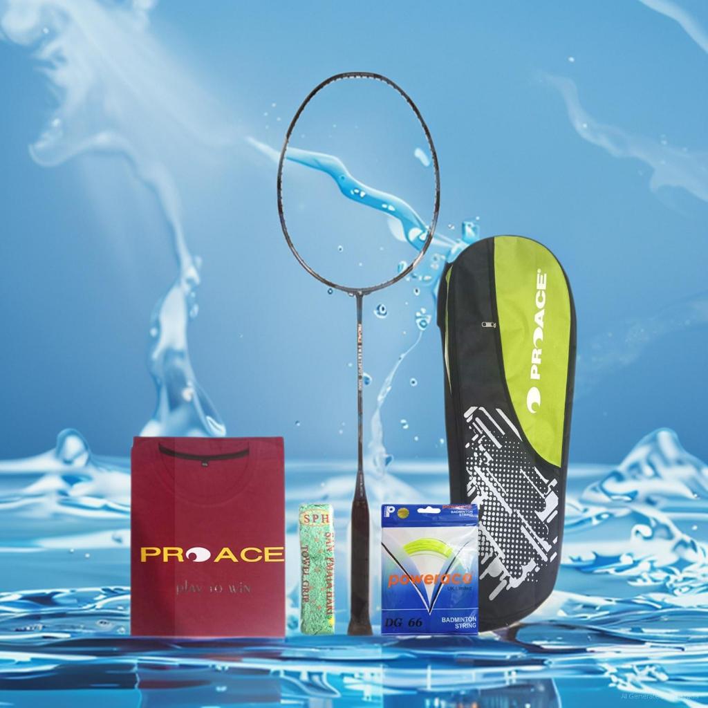 Raket ProAce Sweetspot 1000 Bonus Komplit Raket Badminton Pro Ace Sweetspot 1000