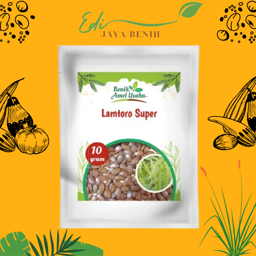 benih lamtoro super isi 10 gram / bibit benih lamtoro (petai cina) / benih pakan ternak berkualitas