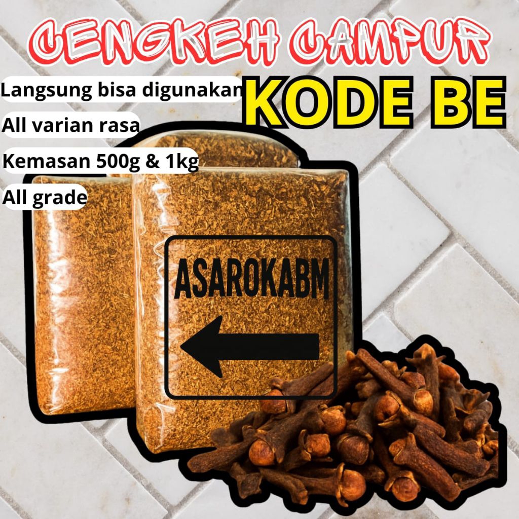 

Cengjeh campur jenis BE, Kemasan 500gr & 1kg