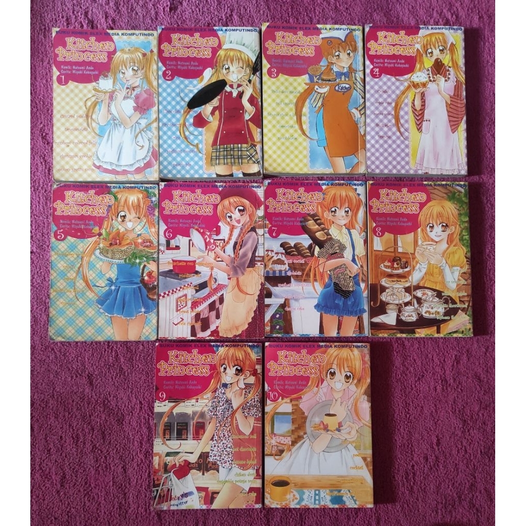 Komik Kitchen Princess 1-10 tamat (Natsumi Ando & Miyuki Kobayashi)