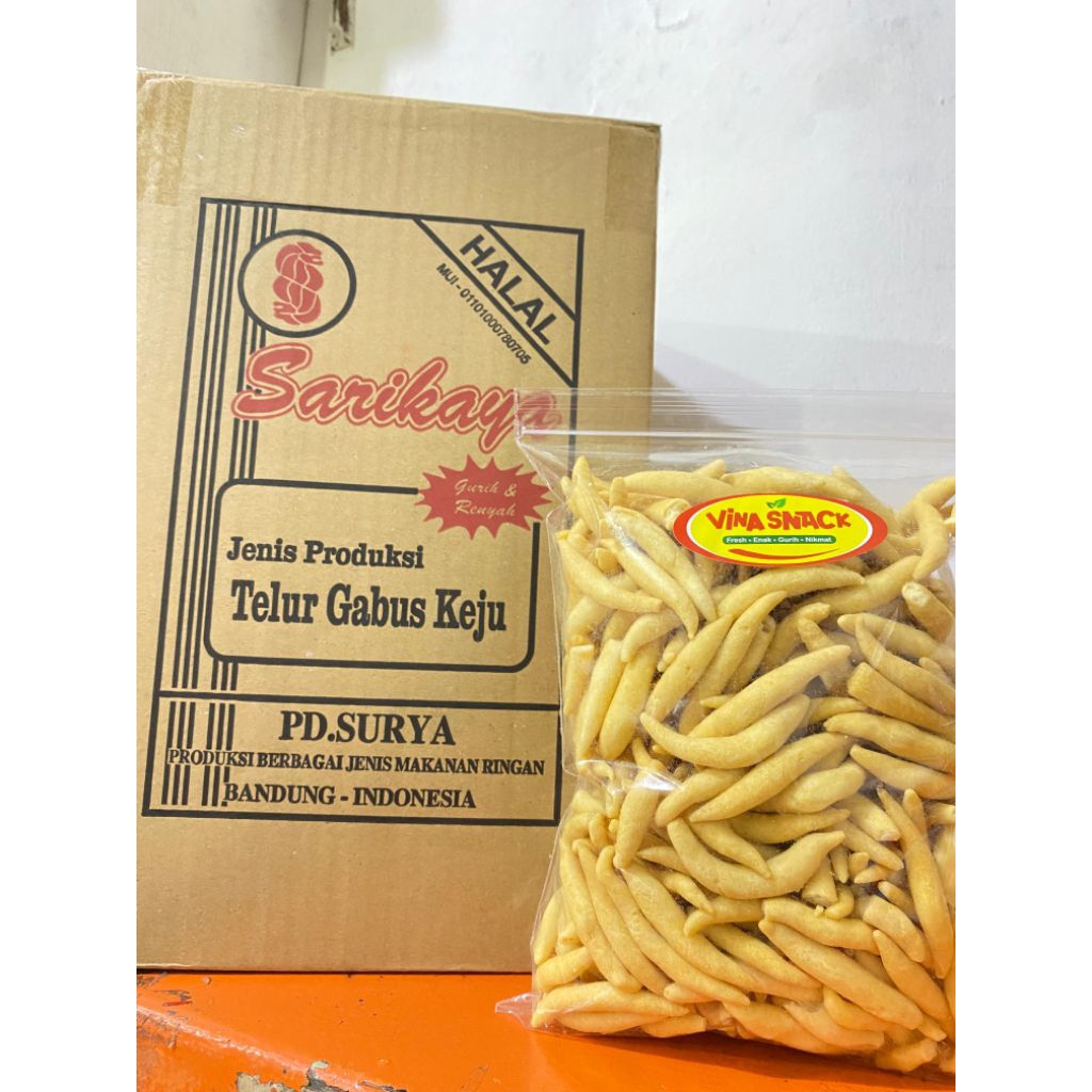 

Telur Gabus Keju Super Sarikaya 500gr/1Kg