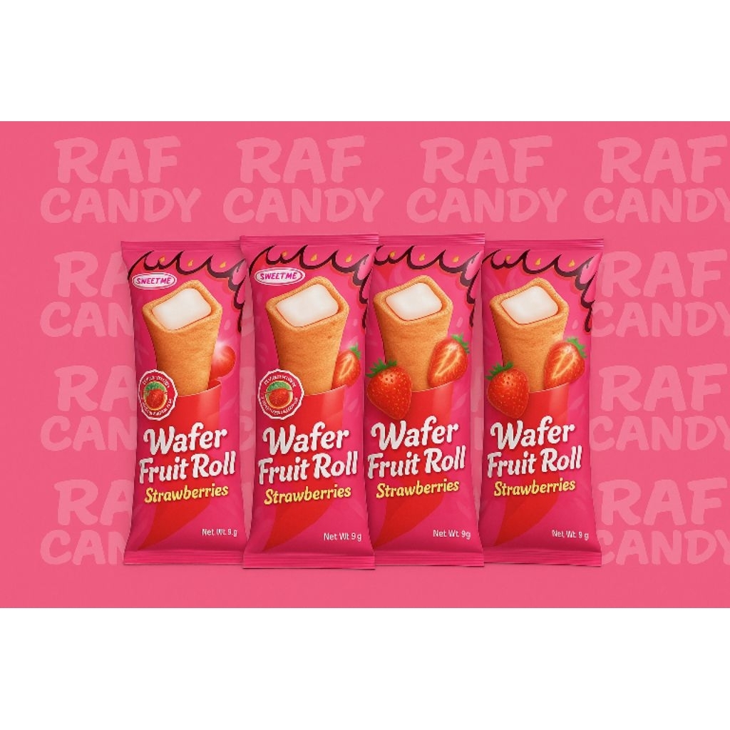 

[Sweet Mee] Wafer Roll Strawberries & Manggo 30 Pcs