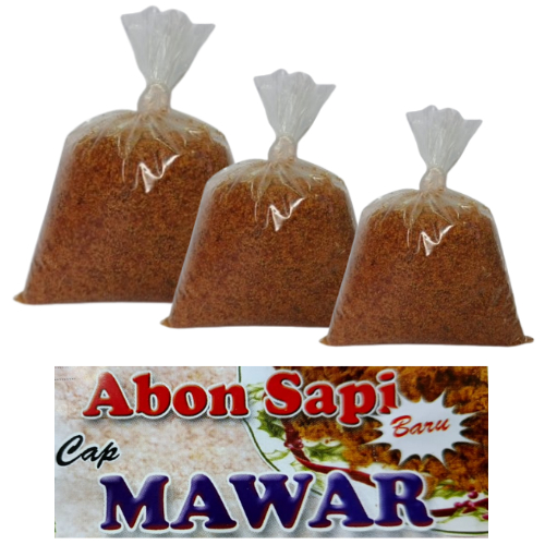 

Abon Sapi Cap Mawar Repack / Curah 100 gr, 250 gr dan 500 gr