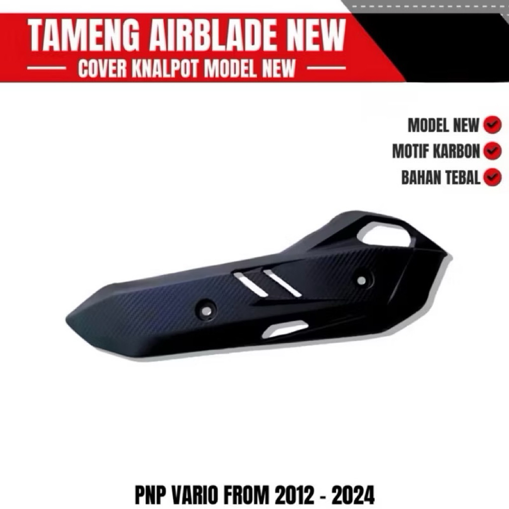 pelindung tameng knalpot airblade new carbon pno vario 125 vario 160 pcx cbu Vario125 Old New pnp