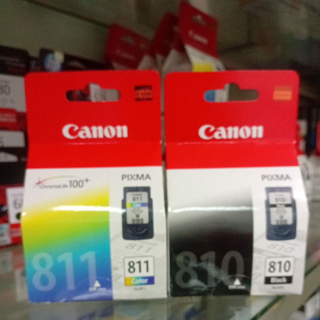 Cartridge Canon 810& 811 Black&Color (satu set) Baru