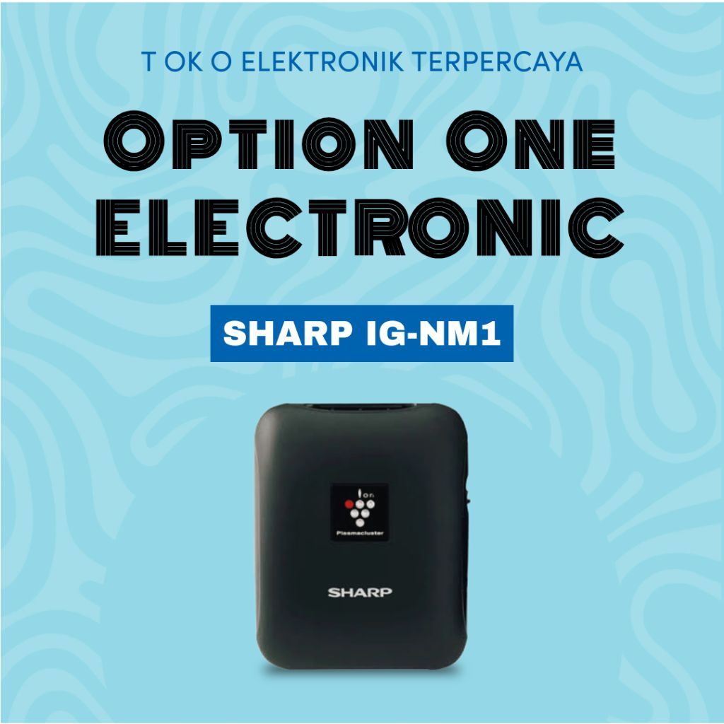 Sharp Plasmacluster Ion Generator Portable Air Purifier IG-NM1 / IG NM1