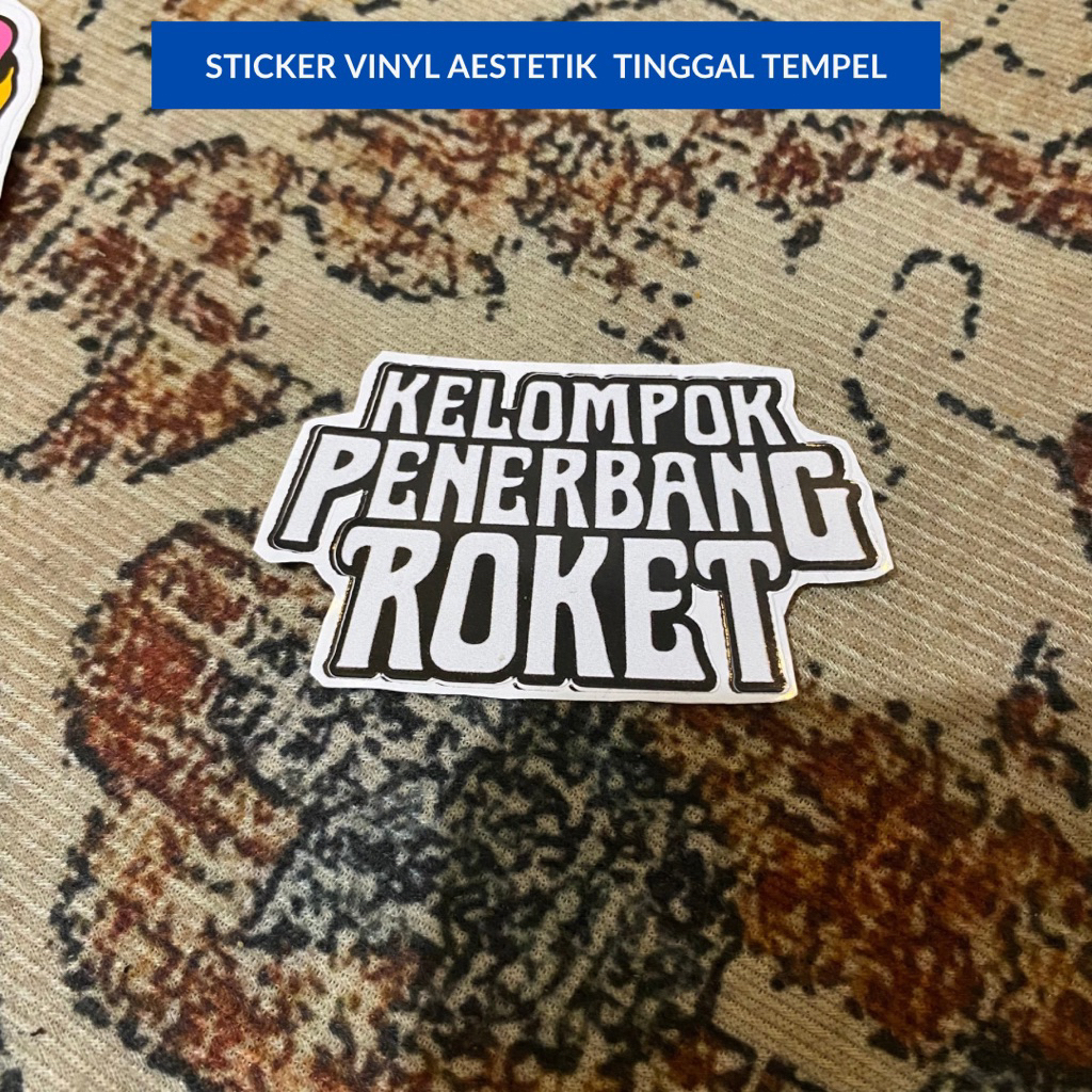 

Sticker Band Indo Kelompok Penerbang Roket Aestetik Untuk Hp Laptop Tumblre Cermin Helm Motor dan Lain lain