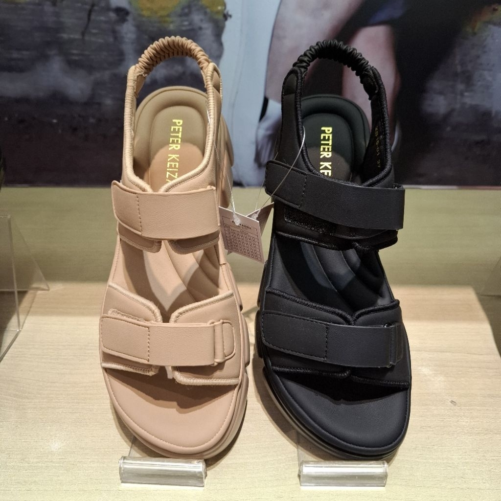 Sandal Wedges Wanita PETER KEIZA ORI