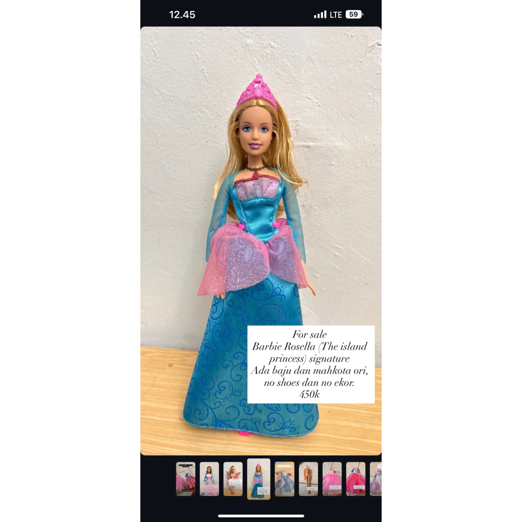 [READY] Barbie Rosella The Island Princess