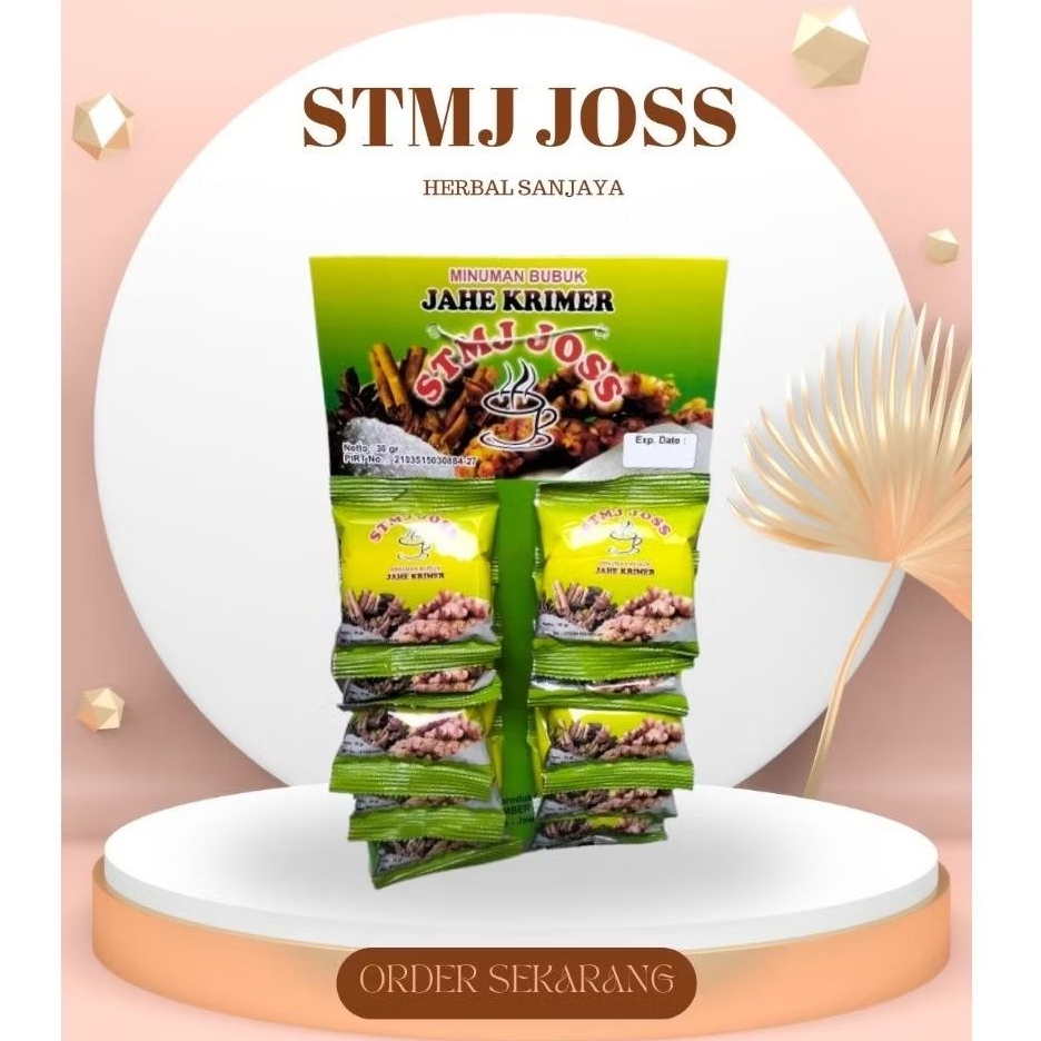 

PROMO Stmj Joss / MINUMAN INSTAN BUBUK HALAL ORIGINAL SUSU TELOR MADU JAHE (STMJ) JOSS BERAT 300GR UNTUK PENAMBAH IMUN