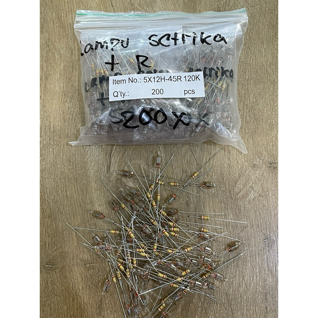 LAMPU SETRIKA UNIVERSAL + RESISTOR