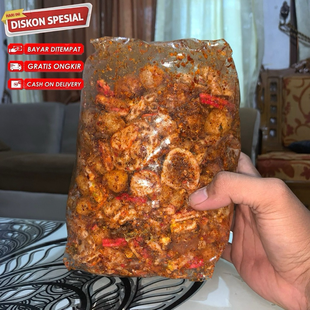 

Camilan pedas viral Seblak kering 1 Kg mix campuran