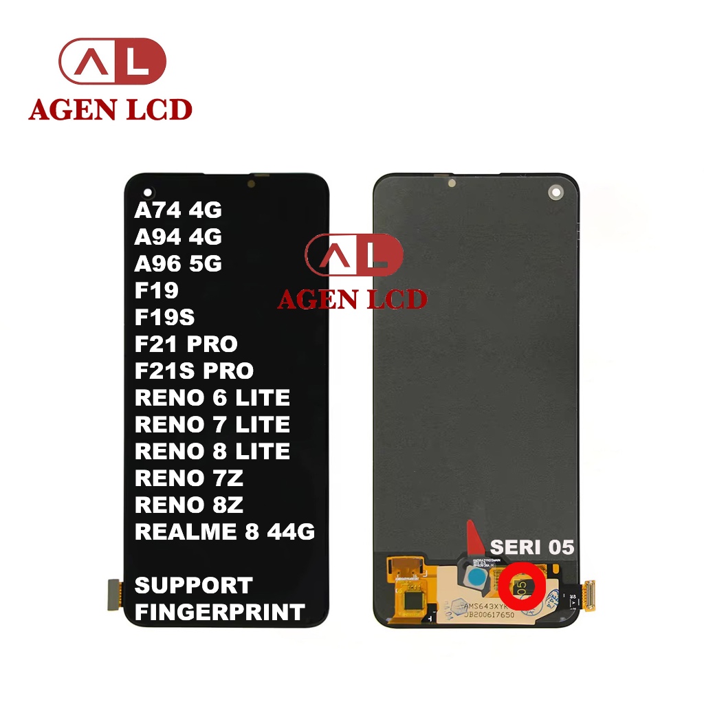 LCD OLED For Oppo A74 4G - A95 4G - A96 5G - F19 - F19S - F21 Pro - F21s Pro - Reno 6 Lite - Reno 7 