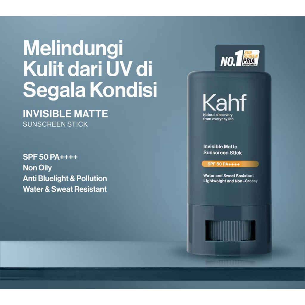 KAHF Invisible Matte Sunscreen Stick 22g