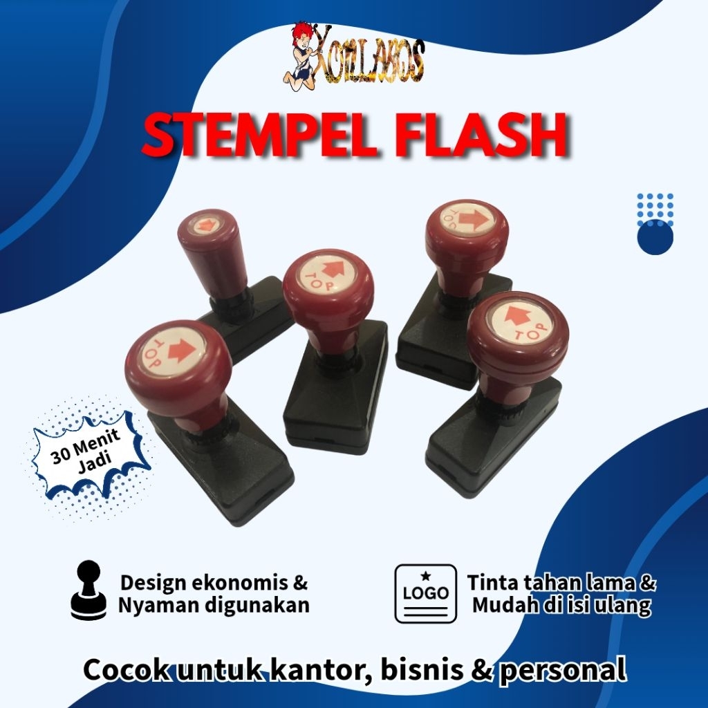

STEMPEL CUSTOM, STEMPEL OTOMATIS/FLASH, STEMPEL PERUSAHAAN, STEMPEL RT RW
