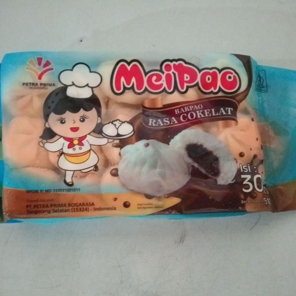 

MEIPAO COKLAT ISI 30 500GR