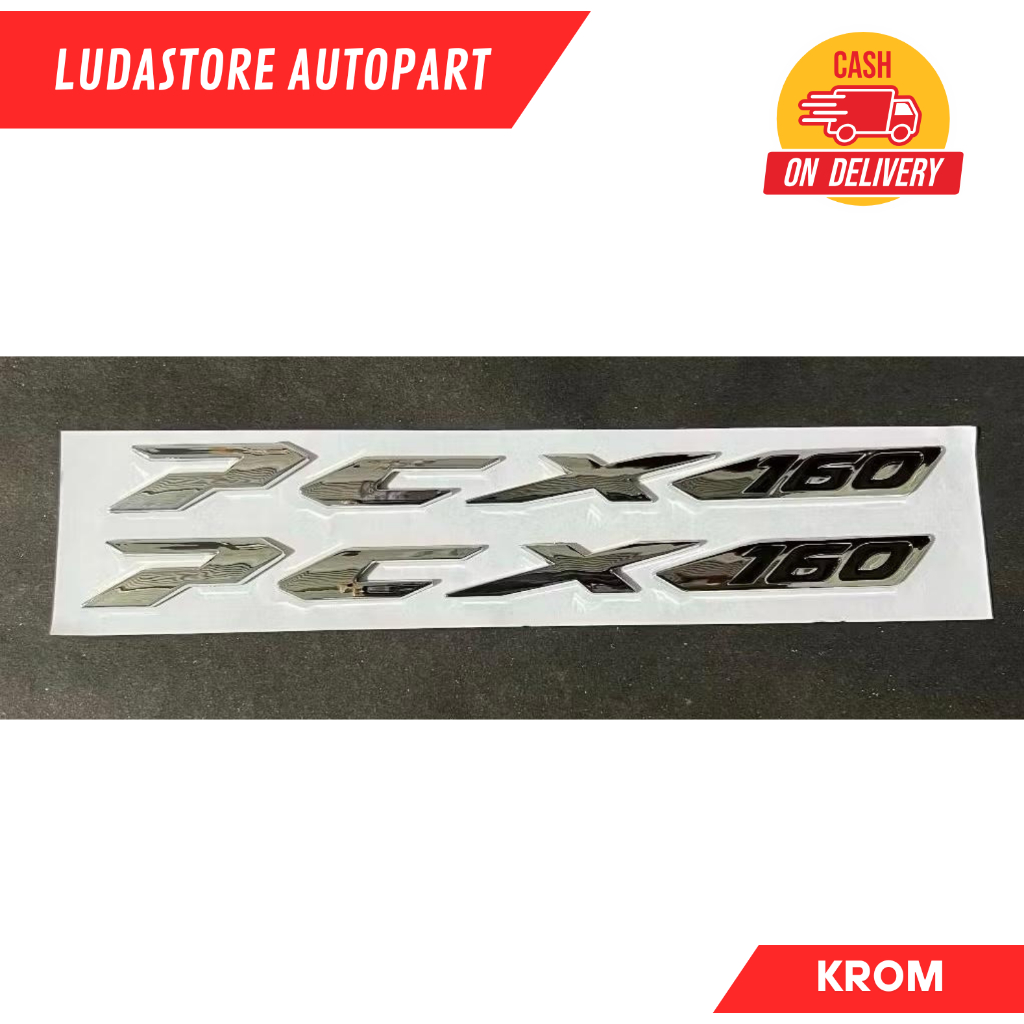 Emblem Timbul PCX 160 Logo 3D PCX 160 Ada 5 Varian Warna / Emblem PCX 160
