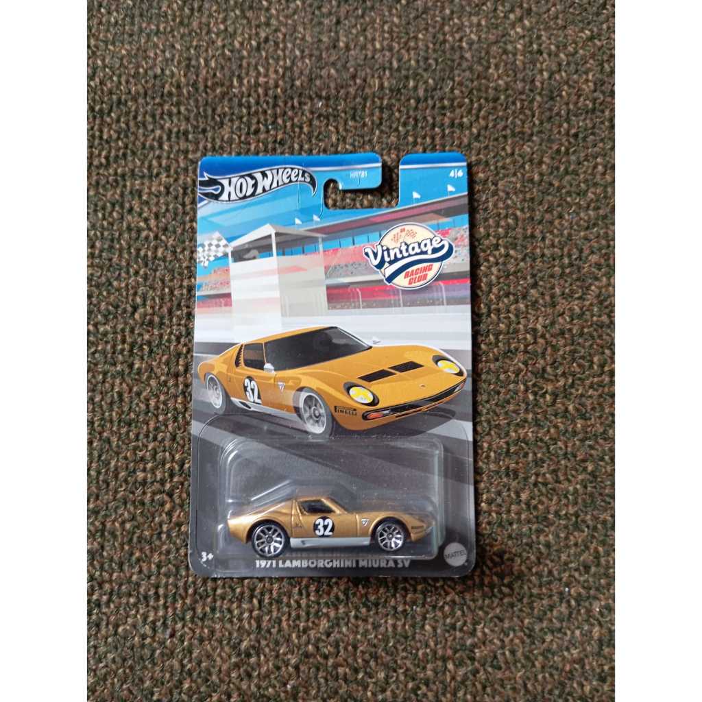 HotWheels Lamborghini Miura Vintage Racing / Lamborghini