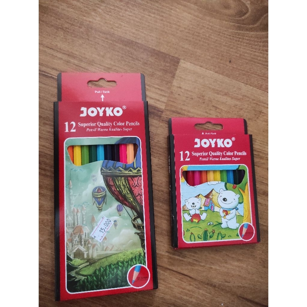 

Pensil Warna Joyko Kualitas Super isi 12