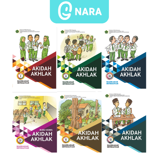 Buku Siswa Akidah Akhlak Kelas 1 MI KEMENAG / Buku Akidah Akhlak Kelas 1-6