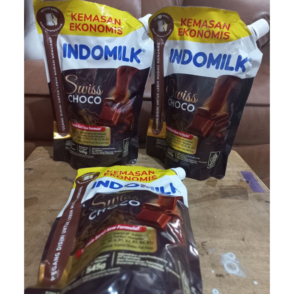 

Susu Indomilk kemasan 545 ml pouch
