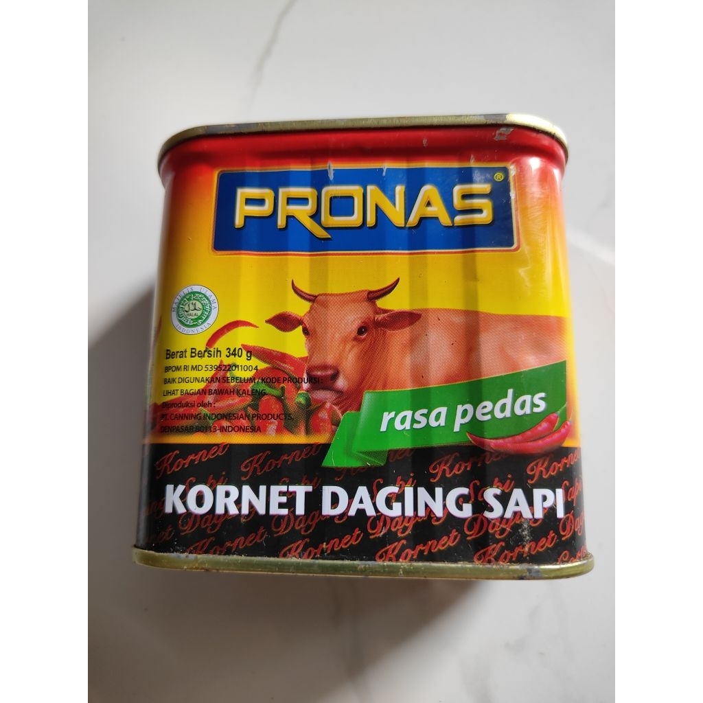 

Pronas daging sapi rijek kemasan 340gr exp 08-06-26
