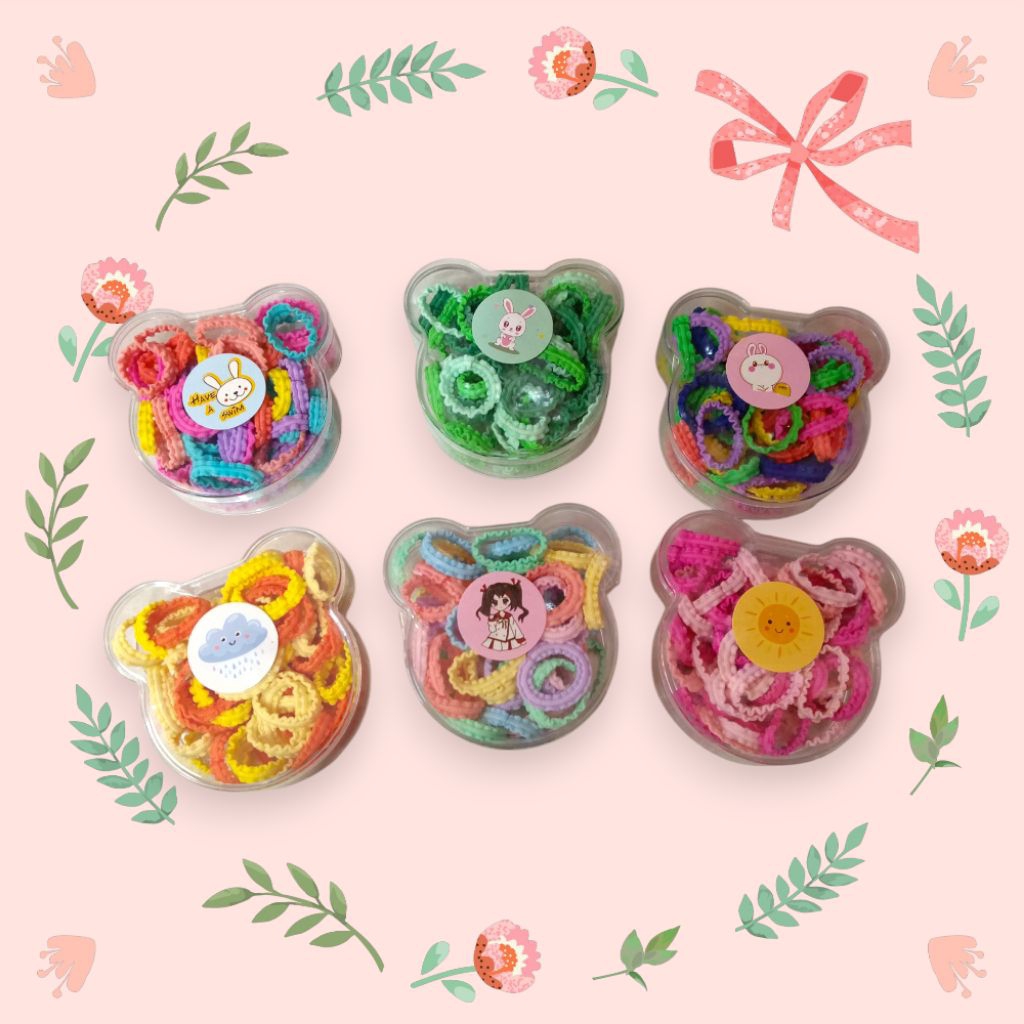 Karet rambut anak karet rambut anak aksesoris rambut warna warni