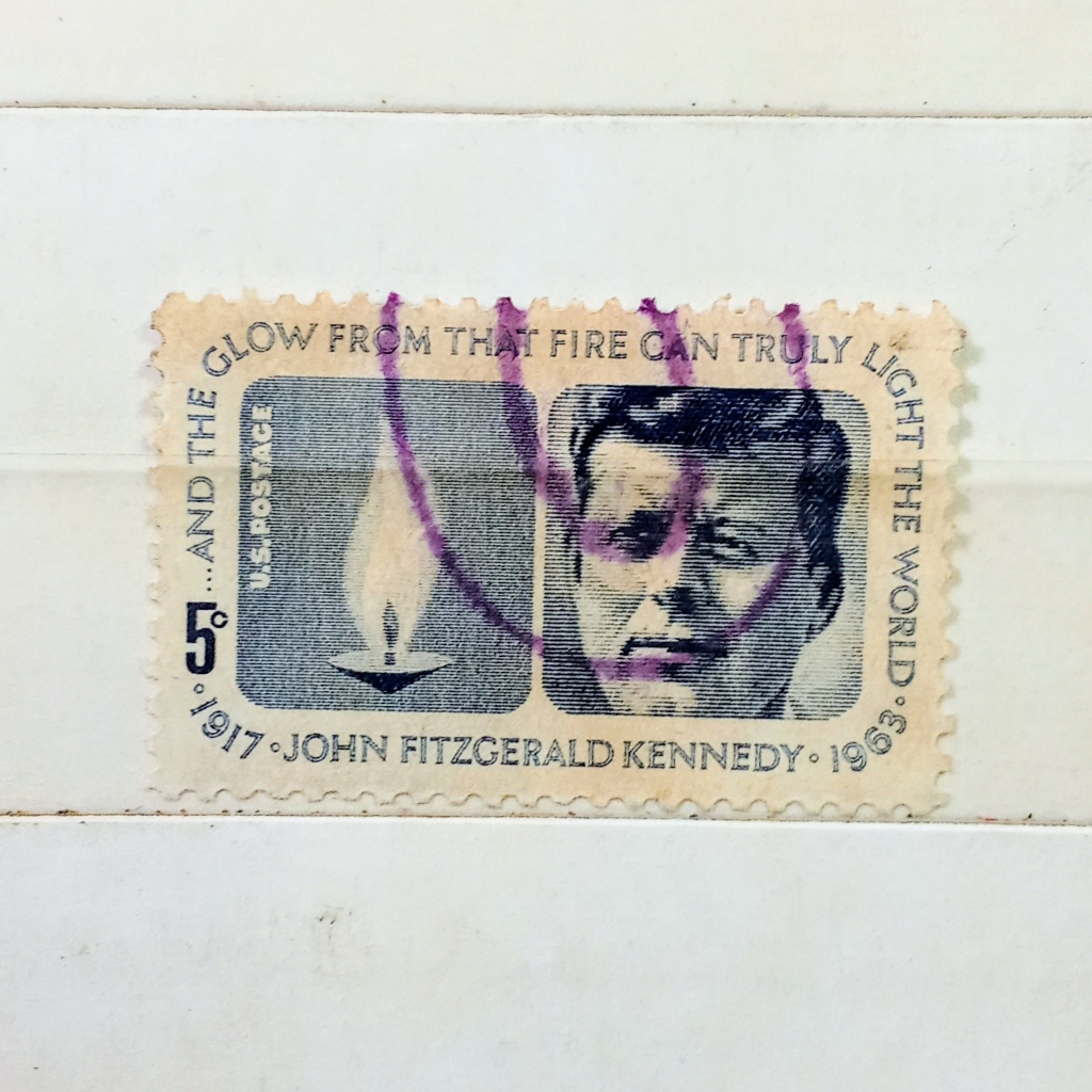 

Prangko Koleksi Filateli Amerika Serikat 1964 John F Kennedy Memorial Stamp