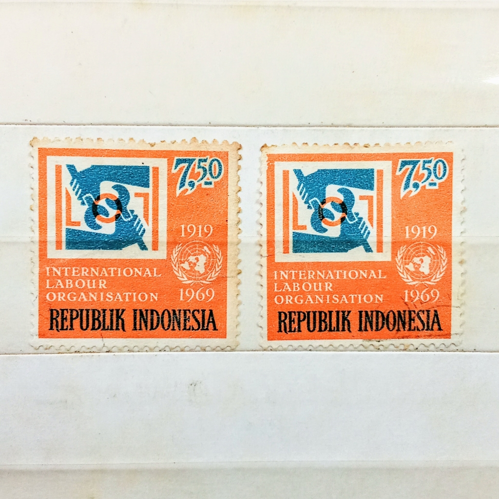 

Prangko Koleksi Filateli Indonesia 1969 International Labour Organization