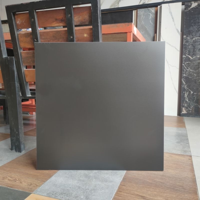 Granite Infiniti 60x60 Matt Bravo Black Doff Economy Granit Keramik Lamtai