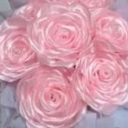 

bunga pita satin homemade (hanya bunganya saja)